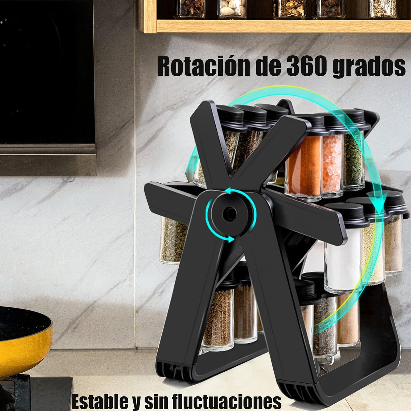 Organizador giratorio de especias